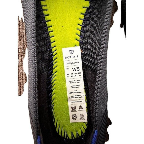 Rothy’s Gray Ballet Flat Point Toe Women's The Point Size 5 - Picture 9 of 9